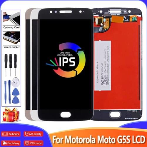 5.2" Original For Motorola Moto G5S LCD Screen Display XT1792 XT1793 XT1794 XT1795 Digitizer Assembly Replacement Free Tools