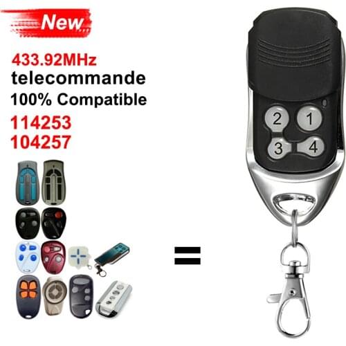 AVIDSEN Garage Door Remote Control Opener 433mhz 433.92 MHz Rolling Code Handheld Transmitter AVIDSEN Garage Command Key Fob