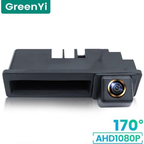 GreenYi 1080P HD 170° Car Rear View Camera For Audi A3 A4 A6L S5 Q7 Audi A4 A3 A1 A6L S5 Q7 Night Vision Reverse 4 Pin Vehicle