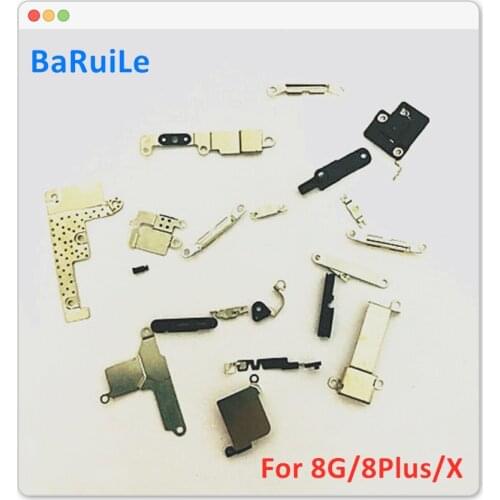 BaRuiLe 5sets inner Full Metal Set Bracket Holder for iPhone 8G 8Plus X 11 Inside Small Parts Shield Plate Set Kits Accessories