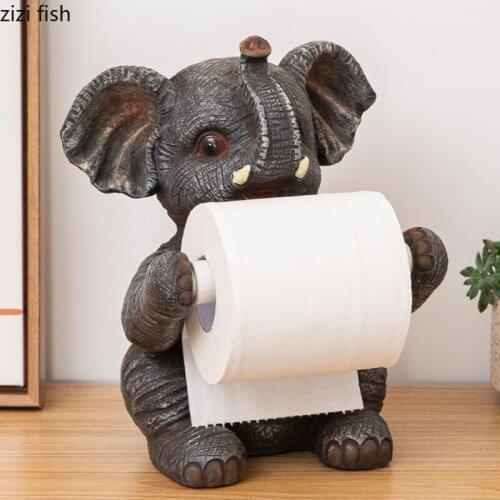 Simulation Animal Decorative Tissue Box Paper Towels Holder Wall-mounted Tissue Holders Napkin Holder Home Toilet Paper Towel