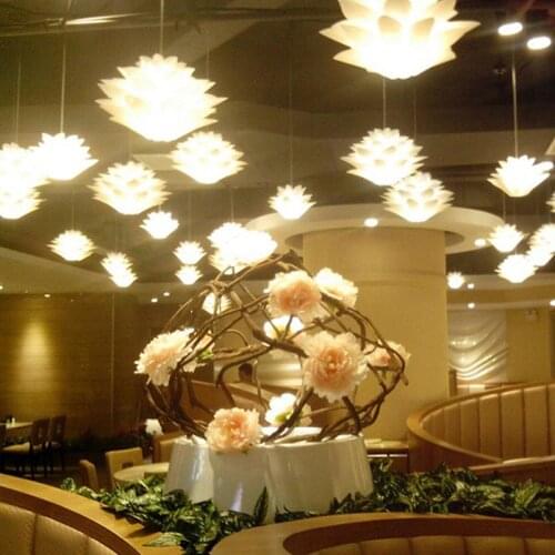 DIY Lotus Chandelier Lampshade Beautiful Decoration Romantic Lighting Cover