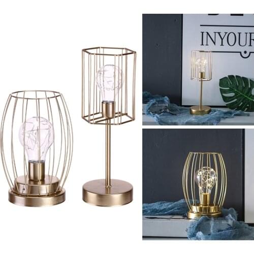 Geometric Night Light Art Light Table Lamp for Bedroom Bar Home Decoration