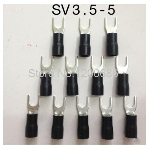 Cold-pressed terminal end SV3.5-5 fork Y-type U-type terminal Copper nose SV3-5 SV4-5