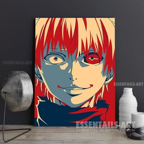 Kaneki ken Hopestyle Canvas Wall Art Painting Decor Pictures Bedroom Study studio print Living kid Room Home Decoration Prints