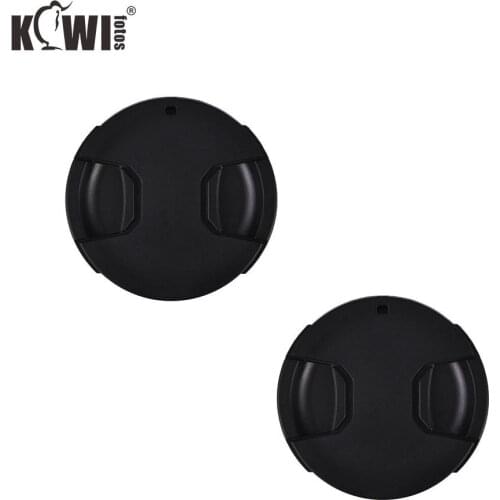 JJC 2PCS Camera Lens Cap 37mm 40.5mm 43mm 46mm 49mm 52mm 55mm 58mm 62mm 67mm 72mm 77mm 82mm Full Size Lens Protector