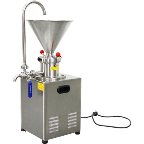 Commercial Stainless Steel Peanut Butter Sauce Grinder Processor Vertical High Speed Colloid Milling Machine Peanut Grinder