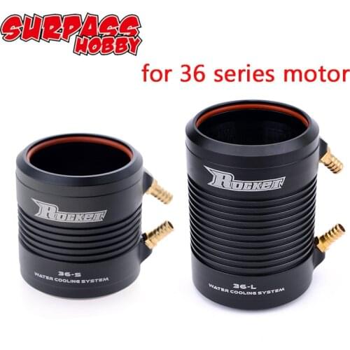 SURPASS HOBBY Rocket Aluminum 36-S 36-L Water Cooling Jacket Cover for 3660 3670 3680 RC Boat Brushless Motor