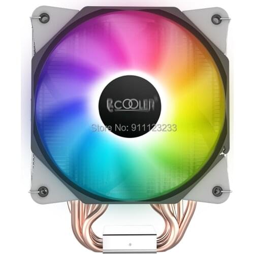 Pccooler Donghai X7 Pure Copper 6 Copper Tube CPU Cooler,120mm Silent SRGB PWM Fan, LGA1200/1151/1150/AM4