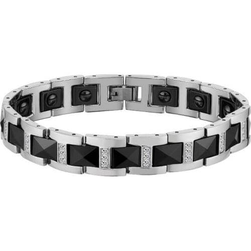 Stainless Steel Bracelet Titanium Steel Jewelry Germanium Magnet Energy Bracelet Fashion Jewelry Holiday gift