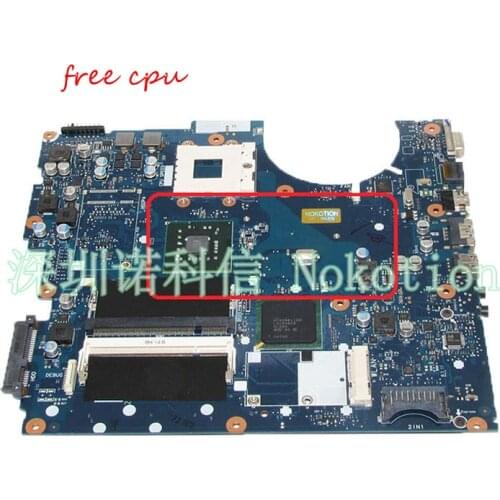 NOKOTION BA92-05711A BA92-05711B Laptop motherboard For Samsung NP-R522 R520 gma hd DDR2 Main board Free cpu full test