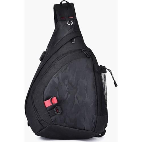 Fashion Mens Sport Chest Bag 2021 New High-quality Oxford Cloth Backpack Casual Travel Shoulder Crossbody Bag Anti-theft Pocket