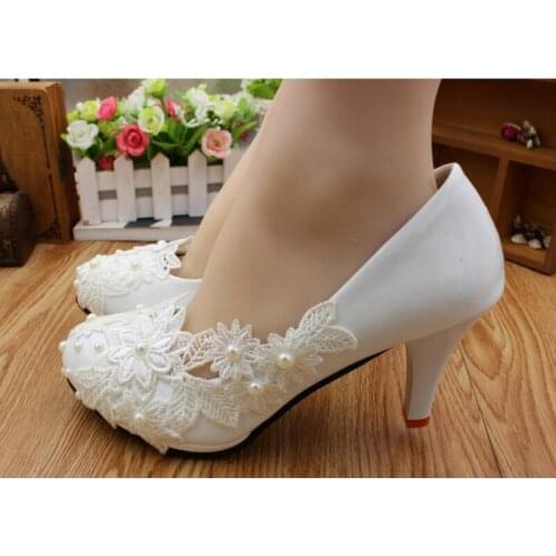 BaoYaFang Fashion womens wedding dress high-heeled shoes handmade wedding shoes Bridesmaid Wedding Shoes elegant dress shoes