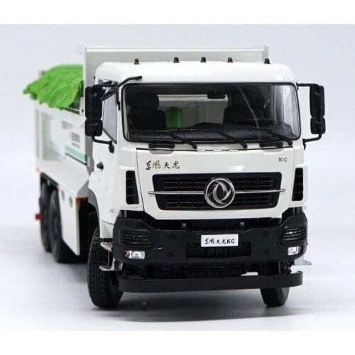 Original Rare Collectible 1:24 Dongfeng Tianlong Slag Truck Dump Truck Die Cast Model for Collection