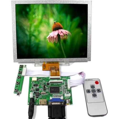 HD MI VGA 2AV LCD Controller Board VS-TY2662-V5+8" EJ080NA-04C 1024x768 LCD