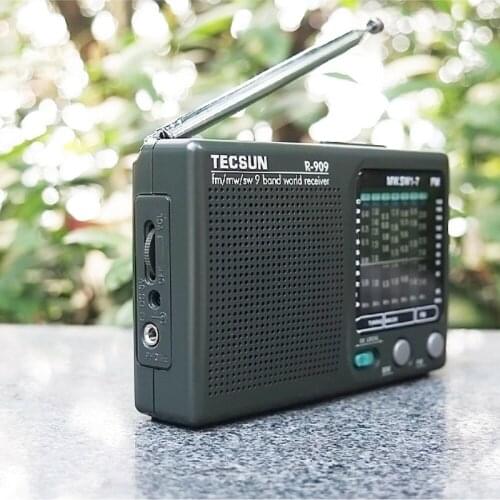 R-909 9 Band Radio Portable FM Stereo LW/MW/SW SSB DSP Receiver Portable Radio FM MW(AM) SW(Shortwave) Receiver