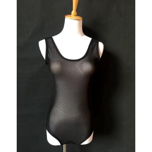 Sexy Erotic Lingerie Mesh Bodysuit Sleeveless American Clothing Adult Pole Dance Underwear Singer Performance Stage Wear DB2447