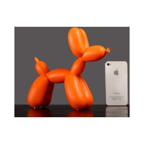 Nordic Creative Balloon Dog Home Decor Cute Resin Animal Desktop Ornaments Statue Living Room Bedroom TV Cabinet Decoration