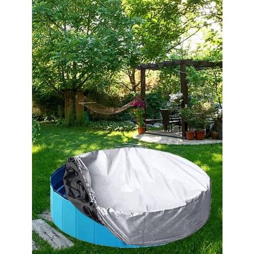 Newest Pool Cover Round Pet Pool Cover Solar Swimming Pool Tub Cover Outdoor Anti-sunbrun Solar Insulation Film