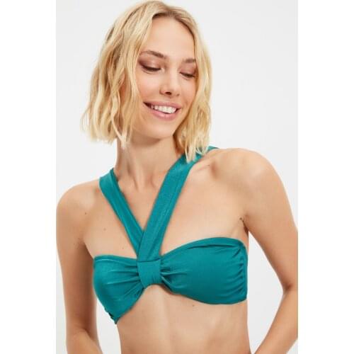 Trendyol Cross Gusset Bikini Top TBESS21BU0449