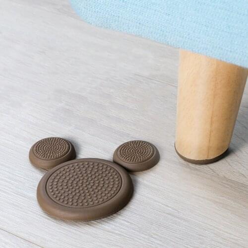 16Pcs Self Adhesive Furniture Leg Feet Rug Felt Pads Anti Slip Mat Bumper Damper For Chair Table Protector Hardware