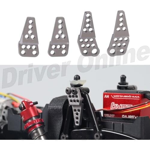 4pcs metal Aluminum Shock Towers Adjustable Shock Absorber Hoops Mount for 1/10 RC Crawler Axial SCX10 II 90046 90047