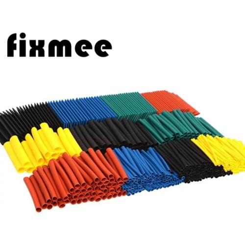 530pcs Heat Shrink Tube shrinkage ratio 2:1 Thermal contra Sleeve cable termoretractil pvc tubing Wrap Wire Cable Bagged