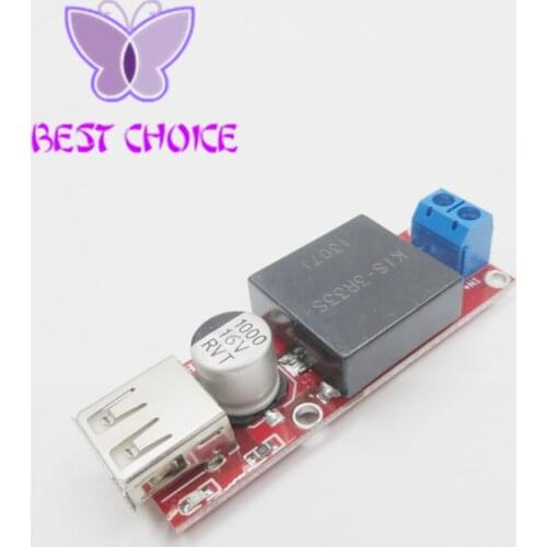 Free Shipping 10pcs/lot 5V USB Output Converter DC 7V-24V To 5V 3A Step-Down Buck KIS3R33S Module KIS-3R33S