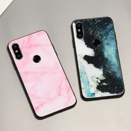For Huawei Nova 5 5i Pro 4 4e 3 3i 3e Case Lovers Marble Hard glass soft Silicone Cover For Huawei Nova 5 2 Plus 2i 2s funda