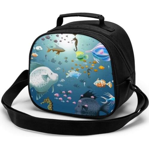 Dolphins Easily used as lunch bag, picnic bag, sundry bag or shopping bag {designName}bento lunch bags for women