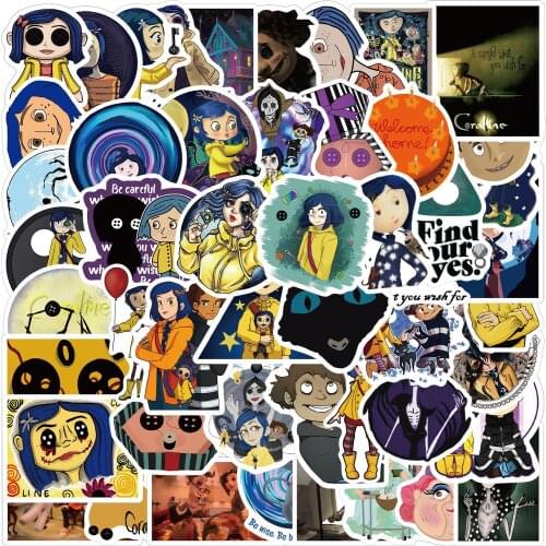 Thriller Movie Ghost Mother Graffiti Aesthetic Sticker Motorcycle Suitcase Guitar School Office Stationery Decoration 50PCS