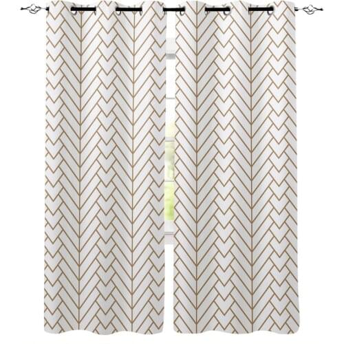 Arrow Geometric Blackout Curtains For Living Room Bedroom Window Treatment Blinds Drapes Kitchen Curtains
