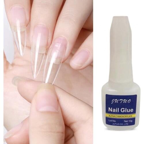 10g/Bottle Sticky Rhinestone Glue Strong Viscosity Universal Resin Nail Art Brush Mucilage Manicure Glue