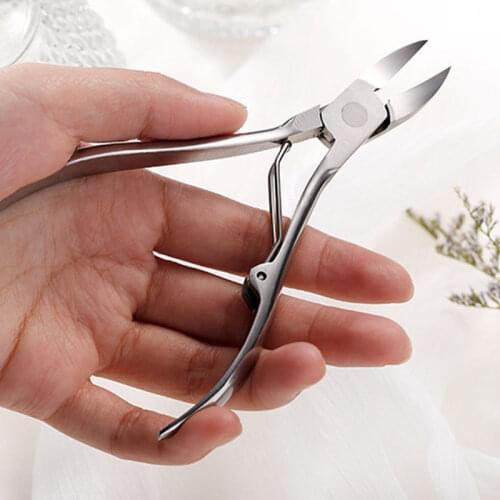 High Quality Professional Stainless Steel Toe Nail Nipper Cutter Clipper Ingrown Pedicure Cuticle Scissor New