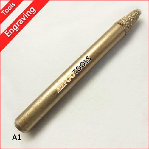 TOP SALE 5pcs 20 Degree V Carve Bit Diamond Tools, Stone CNC Engraving Tools for Router 3D CNC Milling Engraver Cutter