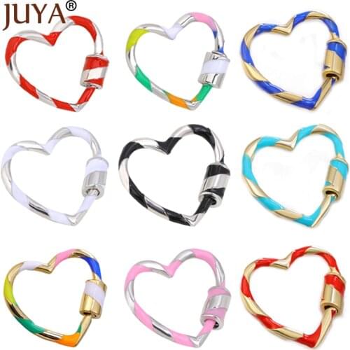 Juya Trendy Lock Hook Spiral Clasps Popular Hanging Chain Pendants for DIY Jewellery Making Necklace Accessories for Jewelry