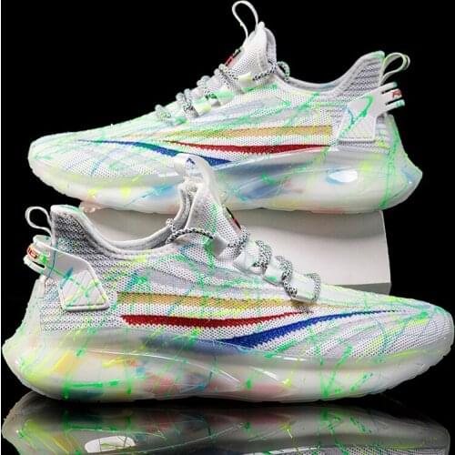 2020 New Mens Shoes Outdoor Running Shoes Jogging Walking Sports Shoes High-quality Lace-up Athietic Breathable Men Sneakers