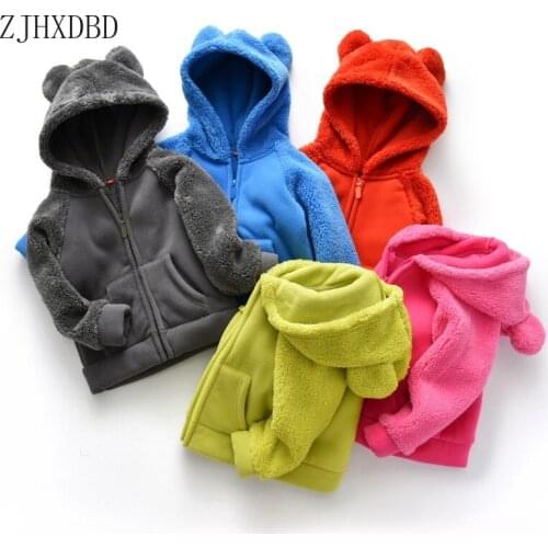 2-8Y Baby Girls Jacket Thick Toddler Boys Down Coats 2020 Hooded Winter Girl Clothes Infant Outerwear Cotton Childrens Jackets