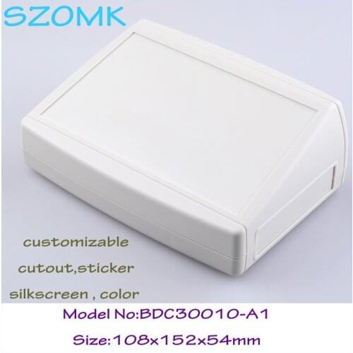 Szomk plastic enclosure for PCB instrument housing (1 pcs) 108*152*54mm plastic electronics case housing Instrument control box