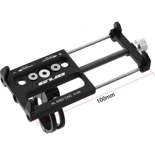 G-86 Bike Bicycle Phone Holder Mount Bracket Handlebar Clip Stand Bicycle Adjustable Anti-Slip Holder for 3.5-6.2 Inch Phone