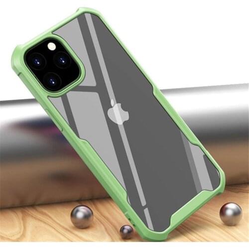 Luxury Shockproof Armor Soft Phone Case For iPhone 12 11 Pro XS Max X XR 7 8 Plus 12Mini Clear Shockproof Bumper Back Cover