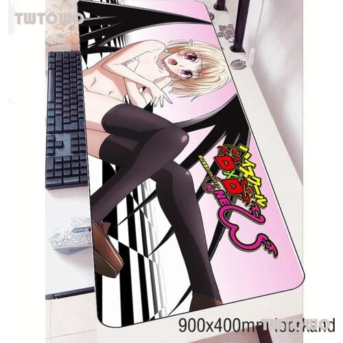 High School Dxd Mouse Pad Locked Edge Pad To Mouse Notbook Computer Mousepad 90x40cm Gaming Padmouse Gamer Keyboard Mouse Mats