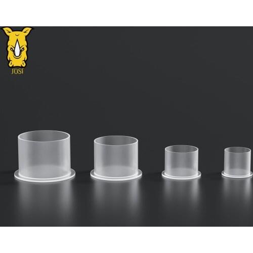 Professional Tattoo Ink Cups 11MM 13MM 17MM 20MM Disposable Tattoo Plastic Transparent Pigment Cups