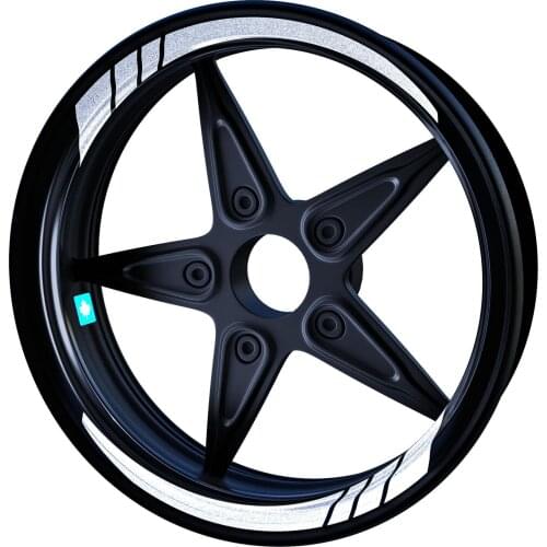 Reflective White [Grey] Moto GP Style Inner Rim Tape Wheel Stripes Decals Sticker CinarExtreme