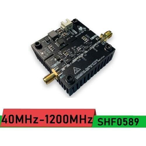 SHF0589 40MHz-1200MHz 2W RF power amplifier 25DB 12V 24V FOR For Ham Radio Walkie talkie Short wave remote 433MHZ 315MHZ