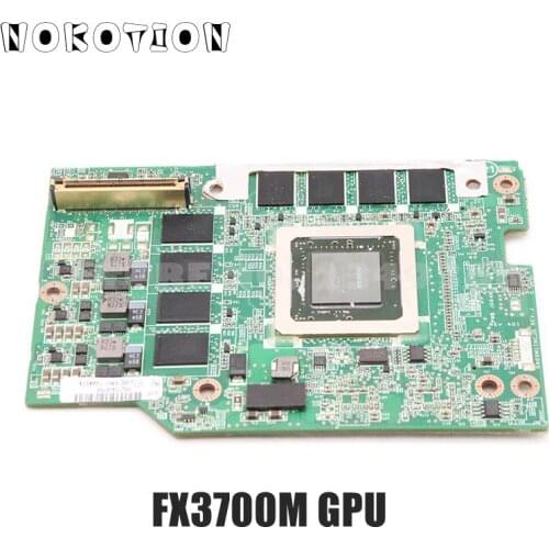 NOKOTION Quadro FX3700M FX 3700M G92M 0D949K FG8RP For Dell Pecision M6400 laptop Video VGA Graphics card