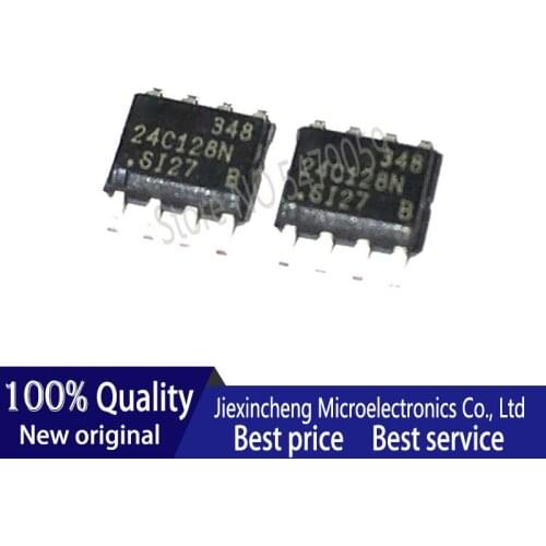 10PCS AT24C128N-10SU-2.7 24C128N SOP-8 New original