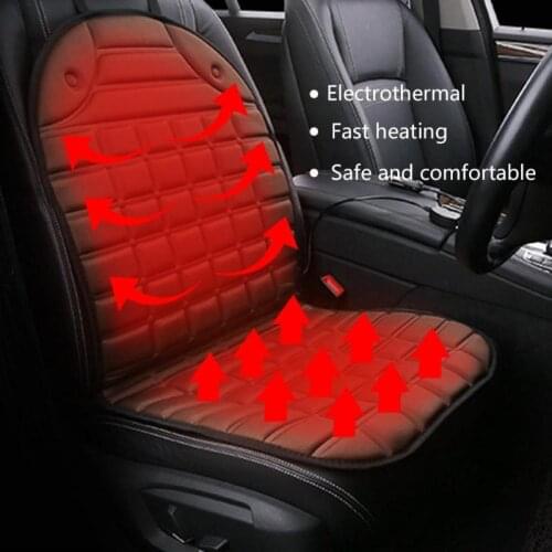 12V Car Heated Seat Cushion Universal Cover Seat Auto Electric Heated Seat Cover Winter Pad Home Office Chair Heated Seat Cover