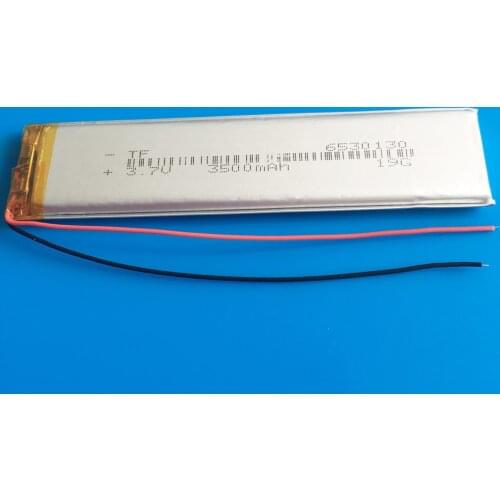 3.7V 3500mAh lithium polymer rechargeable Lipo battery 6530130 for GPS DVD PDA PAD power bank e-book camera tablet PC laptop