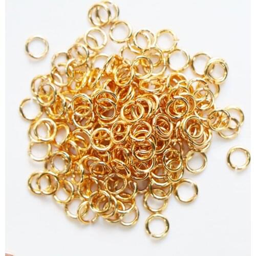 DIY Ornament Accessory Necklace Clip Interface Bracelet Buckle Broken Ring Split Ring Connection Ring Gold jewelry craft